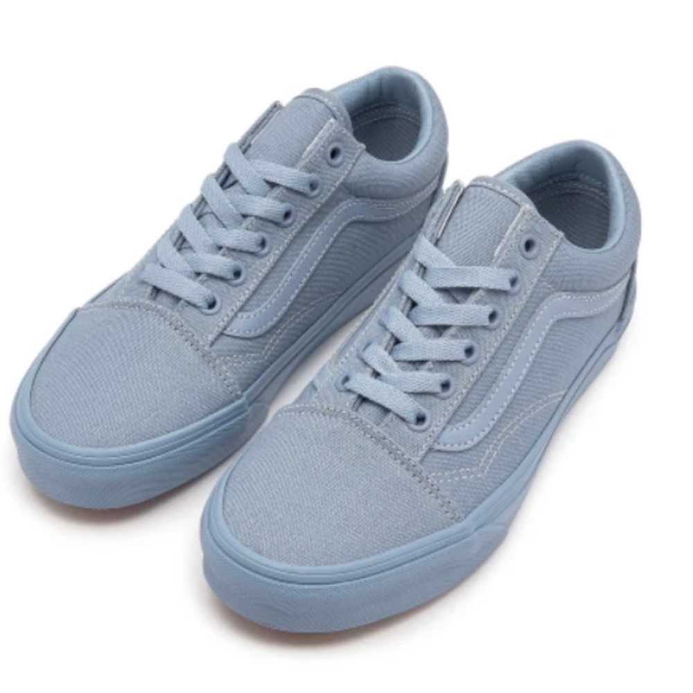 Vans Old Skool Sneakers in Pastel Mono Dusty Blue - Men’s Size 10